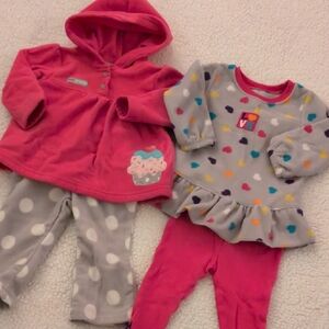Child of Mine Pink and Gray Kids Matching Sets